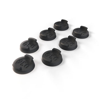 Honda Civic CRX Civic Cowl Top Clip Air Scoop Cap Set Of 7 Black 60658-SB3-000