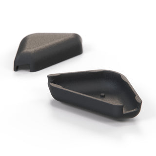 Audi 100 C1 Seat Belt Bracket Cover Set of 2 Black