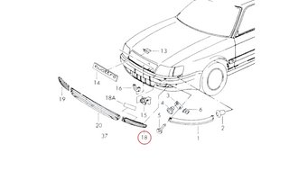 Audi A8 D2 1998–2002 Front Bumper Grille – Left or Right | 4D0853683K / 4D0853684K