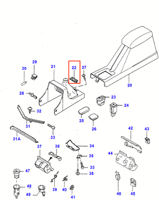 Electric Window Switch Bezel Trim – Ford Escort RS Cosworth (Black, 6740338)