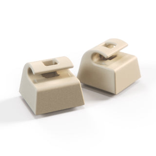 Jaguar XJS, XJ6, XJ8, XJ12, XJR Sun Visor Support Clips Set Of 2 ( Sunvisor 1986 to 2001 HMD1084AAAEE )