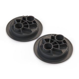 Volkswagen Transporter T5 T6 Tie Down Eye Rear Load Area Cover Lashing Set of 2 Black 7E0863467
