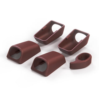 Mercedes W140 / C140 Front & Rear Interior Roof Grab Handle Cover Set - 1 Side (A1408100651 / A1408100851)