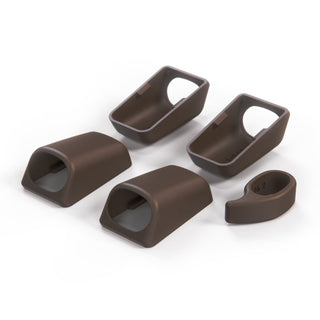 Mercedes W140 / C140 Front & Rear Interior Roof Grab Handle Cover Set - 1 Side (A1408100651 / A1408100851)