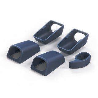 Mercedes W140 / C140 Front & Rear Interior Roof Grab Handle Cover Set - 1 Side (A1408100651 / A1408100851)
