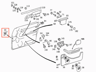 Mercedes W140 Front Door Ventilation Nozzle Air Outlet Trim Cover Left or Right (A1407270588 / A1407270688) - All Colors