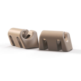 Mercedes A124 Sun Visor Trim Clip Holder Complete (2 pcs)