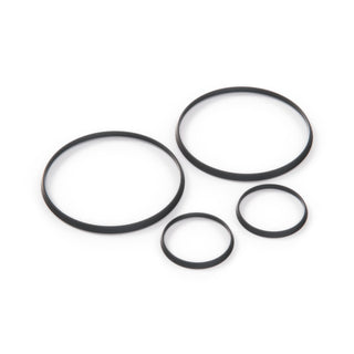 BMW E30 Gauge Cluster Rings Set of 4 Black