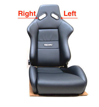 Replacement Recaro SR1 Seat Harness Guide (Black) - Part 360867 / 360868 | AutoClassicX EU