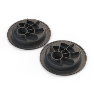 Volkswagen Transporter T5 T6 Tie Down Eye Rear Load Area Cover Lashing Set of 2 Black 7HO863467