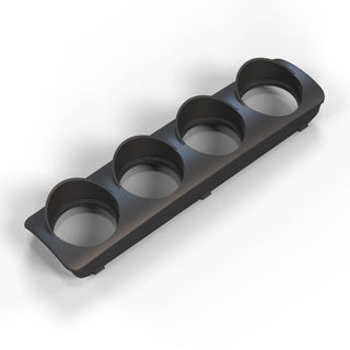 VW Passat B5 Centre Console Vent Fourfold Gauge Mount Pod Boost 52mm Black 3BD820951C
